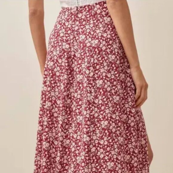 Reformation Zoe Skirt Flower Girl - Size 8 - Picture 3 of 3